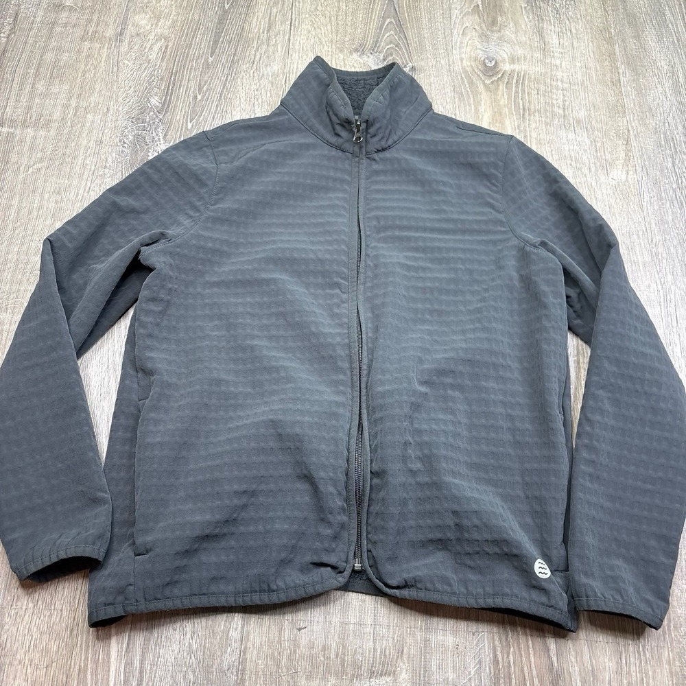 Free Fly Gridback Fleece Lined Full Zip Jacket Outdoor Hiking Womens Size Small